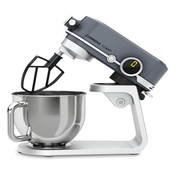 CARRERA Stand Mixer No 657 with Vegetable Slicer | Meat Grinder | Pasta Roller
