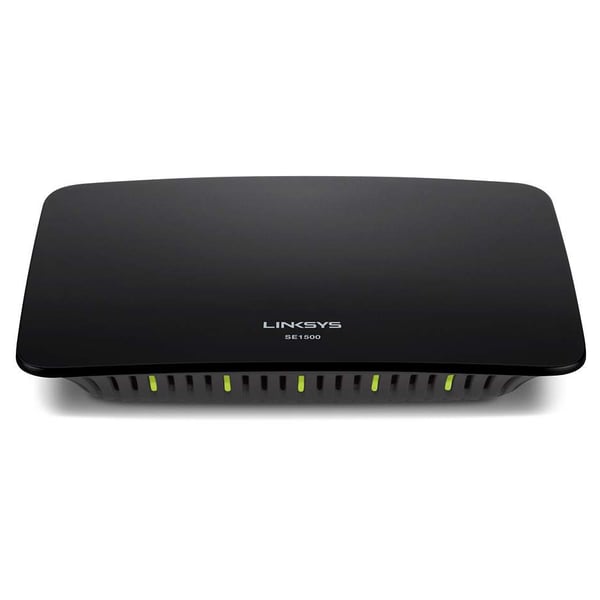 Linksys SE1500-ME 5-Port Fast Ethernet Switch Black Linksys SE1500-ME 5-Port Fast Ethernet Switch Black