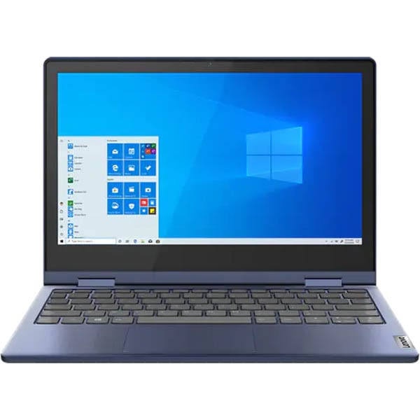 Lenovo IdeaPad Flex 3 11IGL05 2-in-1 Convertible Laptop - Celeron 1.1GHz 4GB 128GB Win11 11.6inch HD Blue English/Arabic Keyboard