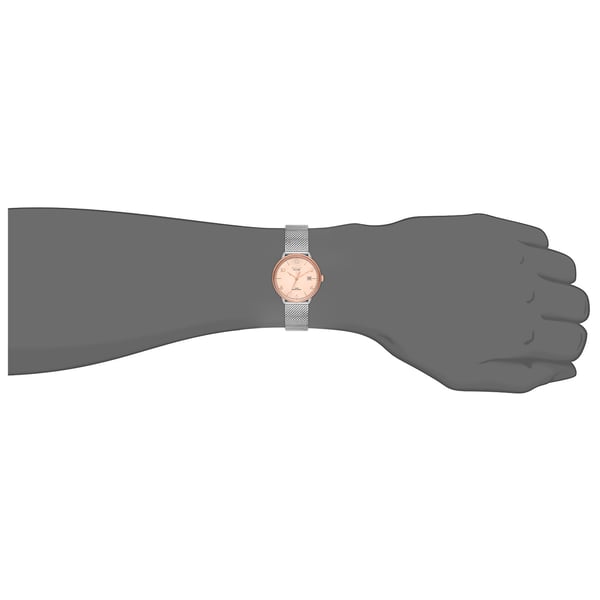 Omax Dome Series Silver Mesh Analog Watch For Women DCD004C86I Omax Dome Series Silver Mesh Analog Watch For Women DCD004C86I