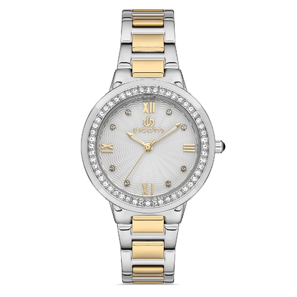 Bigotti Roma Womens Stainless Steel Strap Watch - Bg.1.10348-4 Bigotti Roma Womens Stainless Steel Strap Watch - Bg.1.10348-4