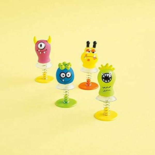 Unique- Cute Monsters Spring Pop Up Toys 4pcs