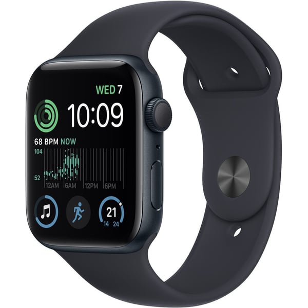 Apple Watch SE GPS 44mm Midnight Aluminum Case with Midnight Sport Band - Regular Apple Watch SE GPS 44mm Midnight Aluminum Case with Midnight Sport Band - Regular