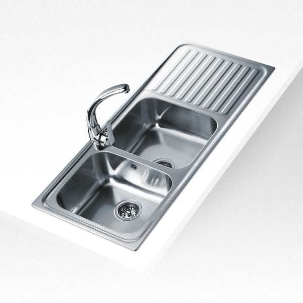 TEKA CLASSIC 2B 1D Inset Stainless Steel Sink TEKA CLASSIC 2B 1D Inset Stainless Steel Sink