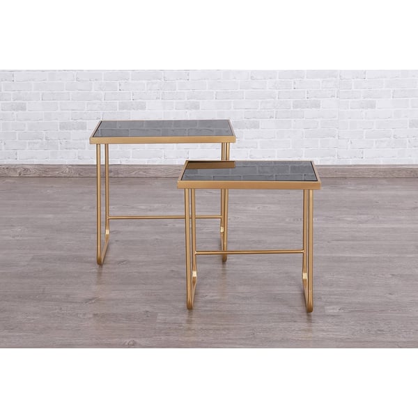 Buy Pan Emirates Dotty Nesting Table (2 Pc Set) Online in UAE Sharaf DG