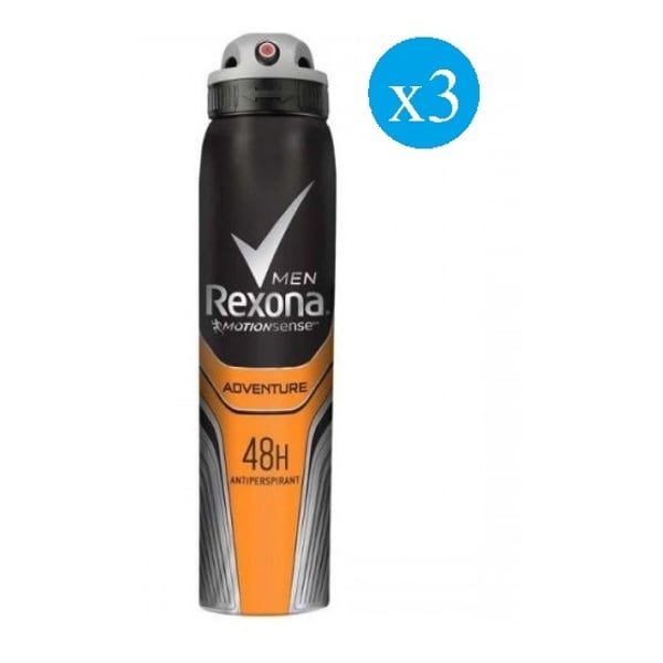Rexona Men Adventure Deo 200mlx3 Bundle Offer
