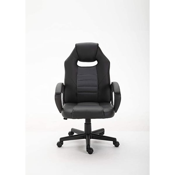 Mahmayi Essentials Gaming Chair High Back Computer Chair Pu Leather Desk Chair Pc Racing Executive Ergonomic Adjustable Swivel Task Chair Lumbar Support (Black/Grey)-3083 Mahmayi Essentials Gaming Chair High Back Computer Chair Pu Leather Desk Chair Pc Racing Executive Ergonomic Adjustable Swivel Task Chair Lumbar Support (Black/Grey)-3083