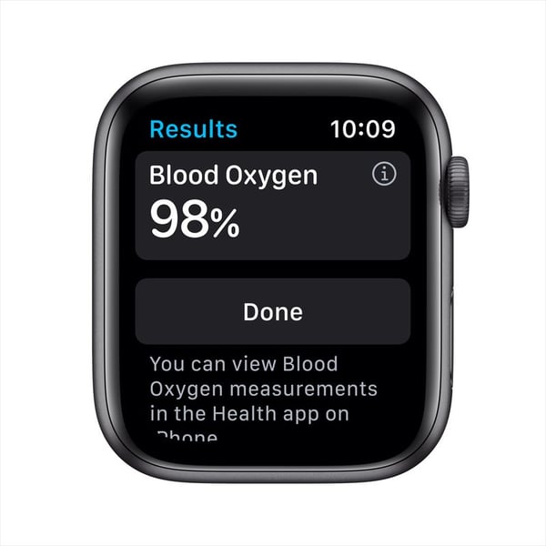 Apple Watch Series 6 GPS 44mm Space Grey Aluminum Case with Black Sport Band Apple Watch Series 6 GPS 44mm Space Grey Aluminum Case with Black Sport Band