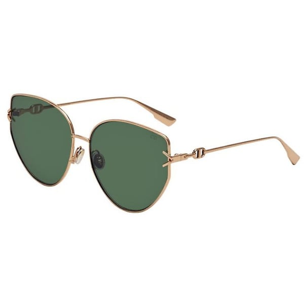 Dior Cat Eye Green/Gold Sunglass For Women 716736264394