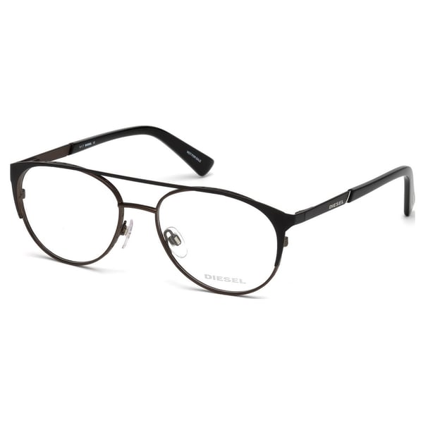 Diesel Optical Frame Dark Green Metal For Men DL5259 098 54 Diesel Optical Frame Dark Green Metal For Men DL5259 098 54