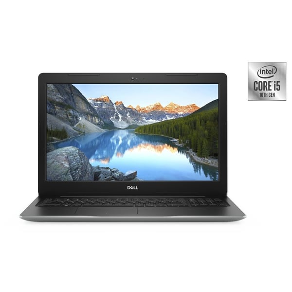 Dell Inspiron 15 3593 Laptop - Core i5 1GHz 8GB 1TB+256GB 2GB Win10 14inch FHD Silver English/Arabic Keyboard