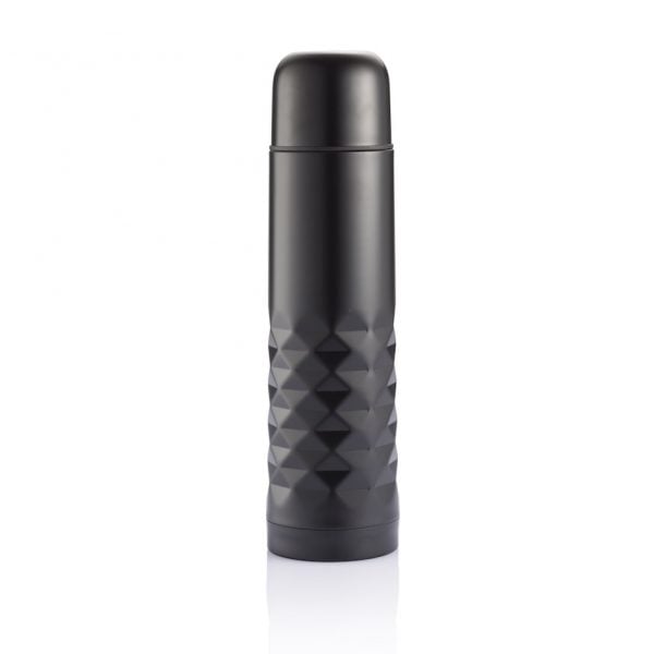 Hans Larsen Double Walled Stainless Steel Flask Black 500ml Hans Larsen Double Walled Stainless Steel Flask Black 500ml