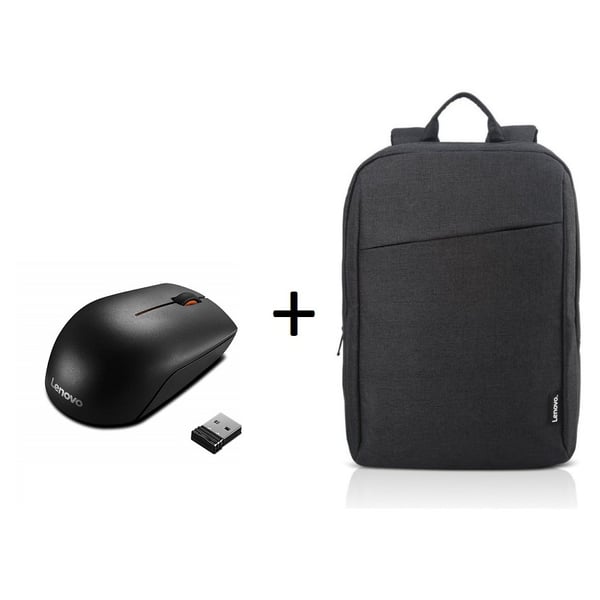Lenovo 300 Wireless Mouse + Lenovo B210 Backpack 15.6