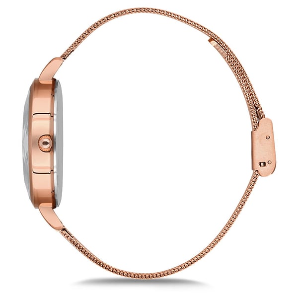 Omax Glamour Series Rose Gold Mesh Analog Watch For Women GMA01R88O Omax Glamour Series Rose Gold Mesh Analog Watch For Women GMA01R88O