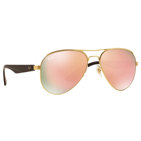 Rayban Aviator Gold Metal Unisex Sunglasses - RB3523-112/2Y-59 Rayban Aviator Gold Metal Unisex Sunglasses - RB3523-112/2Y-59