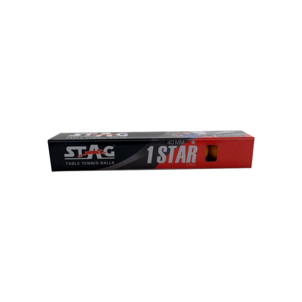 Stag Table Tennis Ball One Star - Pack Of 6