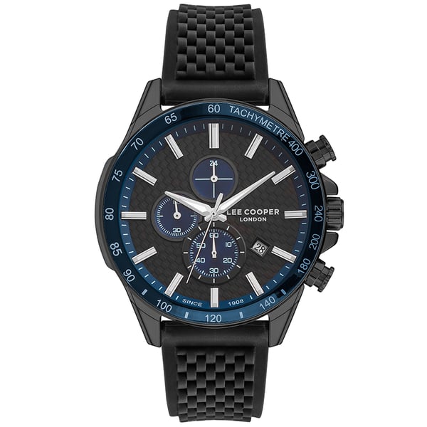 Lee Cooper Men's Multi Function Black Dial Watch - Lc07341.651 Lee Cooper Men's Multi Function Black Dial Watch - Lc07341.651
