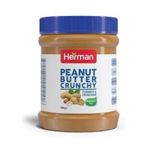 Herman Peanut Butter Crunchy Spread 340g Pet