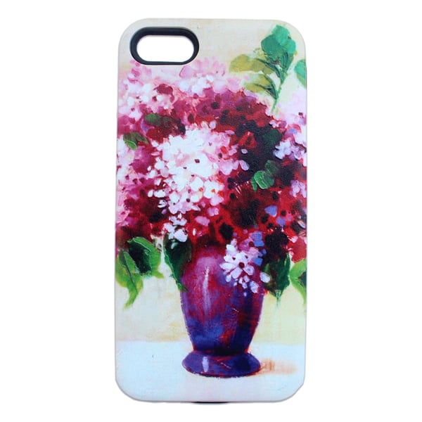 Theodor Flowerpot Purple Design Case Cover for iPhone SE Theodor Flowerpot Purple Design Case Cover for iPhone SE