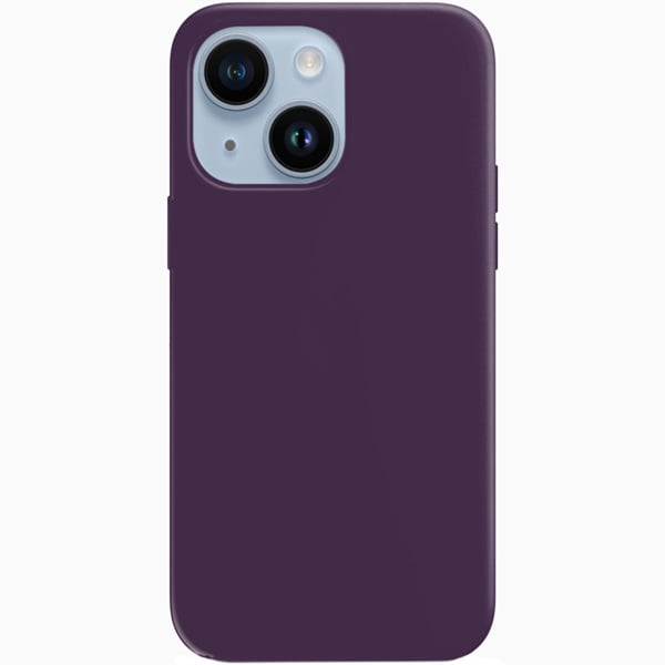Max & Max Silicone Magsafe Case Purple iPhone 14