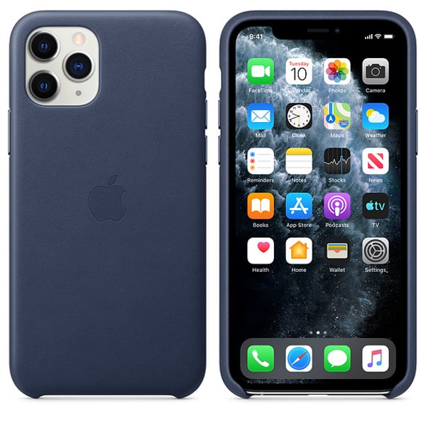 Apple Leather Case Midnight Blue iPhone 11 Pro Max Apple Leather Case Midnight Blue iPhone 11 Pro Max