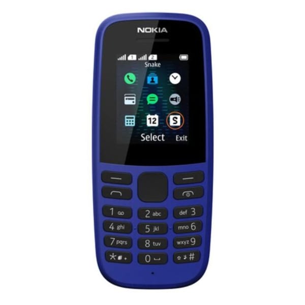 Nokia 105 (2019) Blue Dual Sim Mobile TA1174