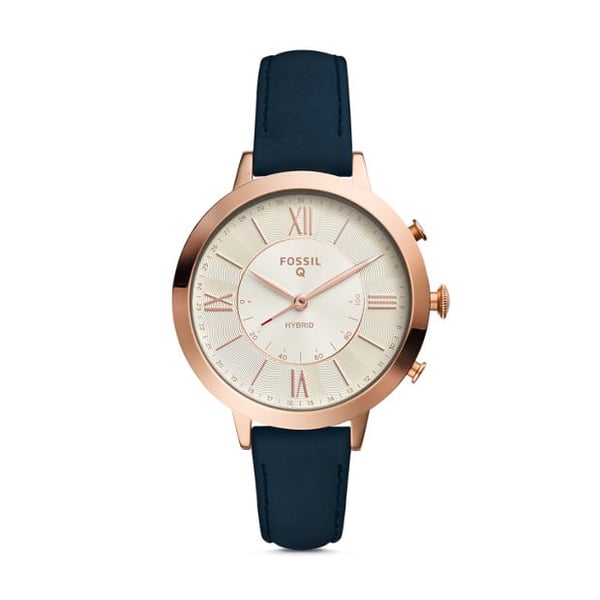 Fossil FTW5014 Hybrid Smartwatch - Q Jacqueline Navy Leather