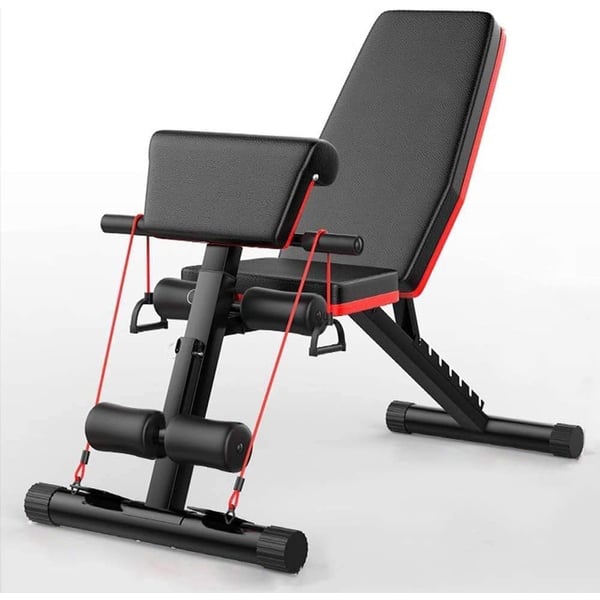 ULTIMAX Multi-purposed Exercise Weight Bench Adjustable, Folding Workout Bench Gym Bench Sit Up Incline decline Abs Bench for Full Body Exercise for Home Gym