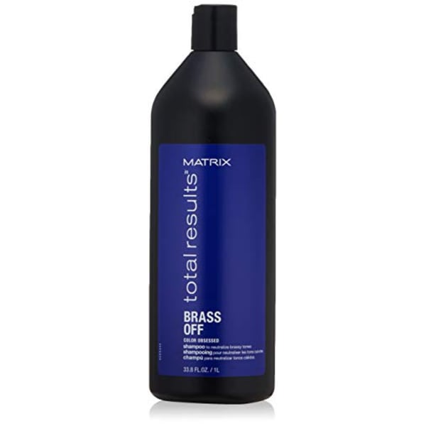 Matrix Total Results Brass Off Color Depositing Blue Shampoo 33.8 Fl. Oz.