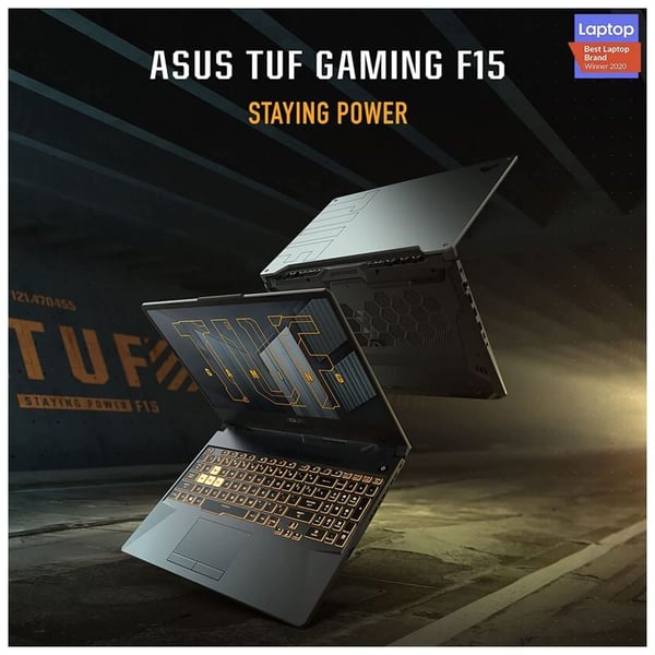 Asus FX506HE-HN009T i7-11800H Gaming Laptop - Intel Core i7 2.3GHz 16GB 1TB 4GB Win10 15.6inch FHD Grey Metal English/Arabic NVIDIA GeForce RTX 3050 Ti