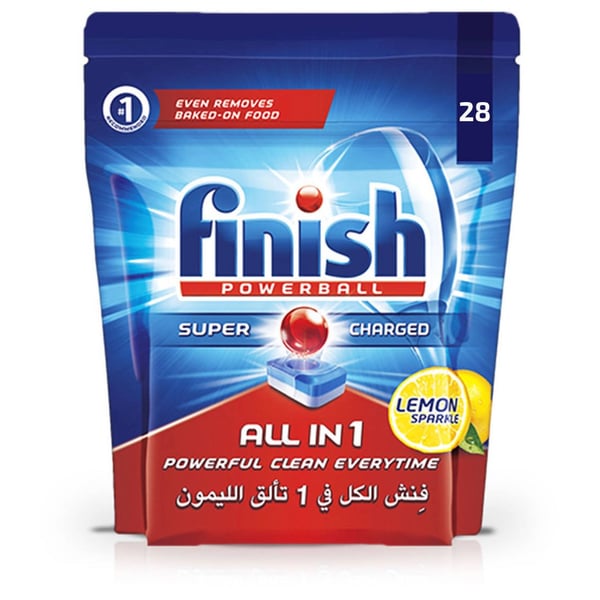 Finish Dishwasher Detergent Powerball Tabs Lemon 28s price in Bahrain, Buy Finish Dishwasher