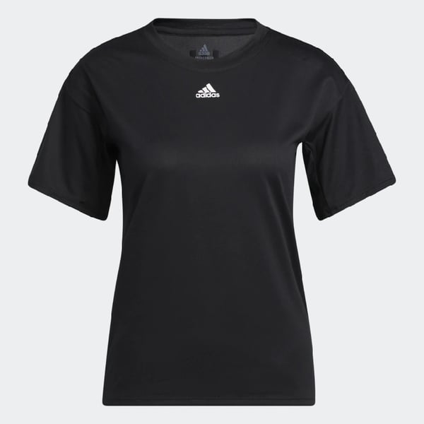 Adidas 3-Stripes Aeroready Women Training Tee Medium H51184 Adidas 3-Stripes Aeroready Women Training Tee Medium H51184