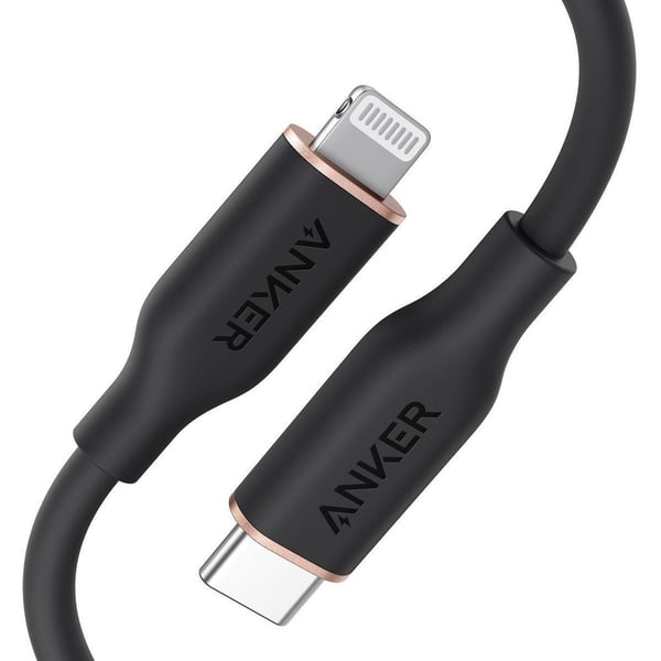 Anker Powerline Iii Flow Usb-c To Lightning Cable (6ft/1.8m) - Black (a8663h11) Anker Powerline Iii Flow Usb-c To Lightning Cable (6ft/1.8m) - Black (a8663h11)