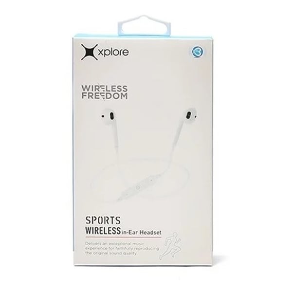Xplore XPBT15 Sport Wireless In Ear Headset White