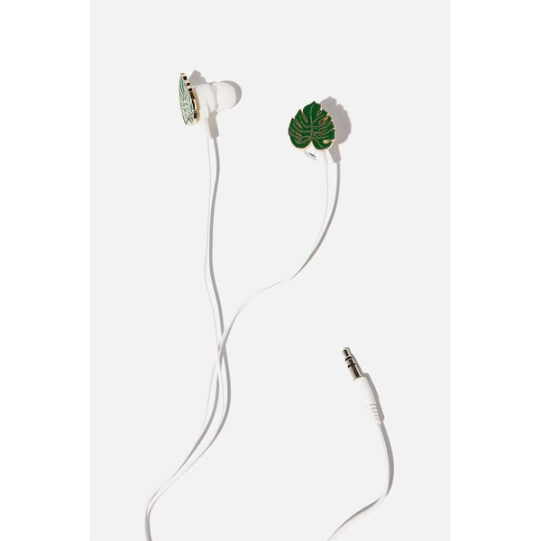 TYPO Novelty Earphones-Fern TYPO Novelty Earphones-Fern