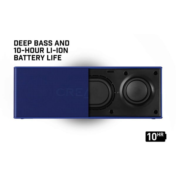 Buy Online Best Price Of Creative Muvo 2 Portable Water Resistant Bluetooth Speaker With Built In Mp3 Player Metallic Blue Mf8255 In Egypt 2020 Sharafdg Com