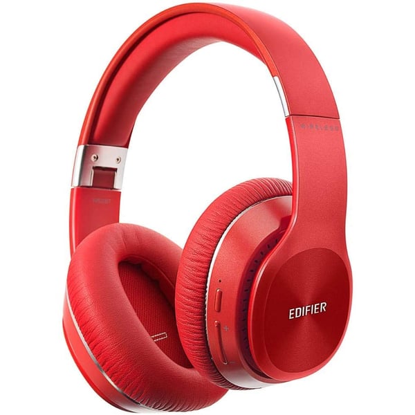 Edifier Wireless Bluetooth Stereo Headphones Red W820btrd
