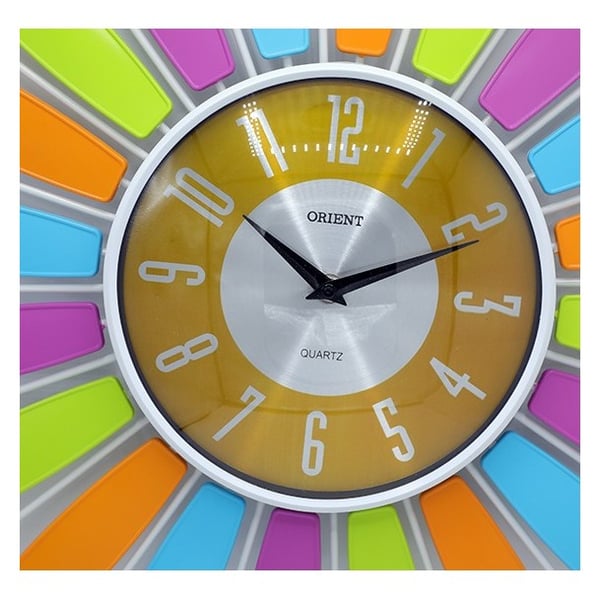 Orient Spider Multi Color Petal Clock Wall Clock Orient Spider Multi Color Petal Clock Wall Clock