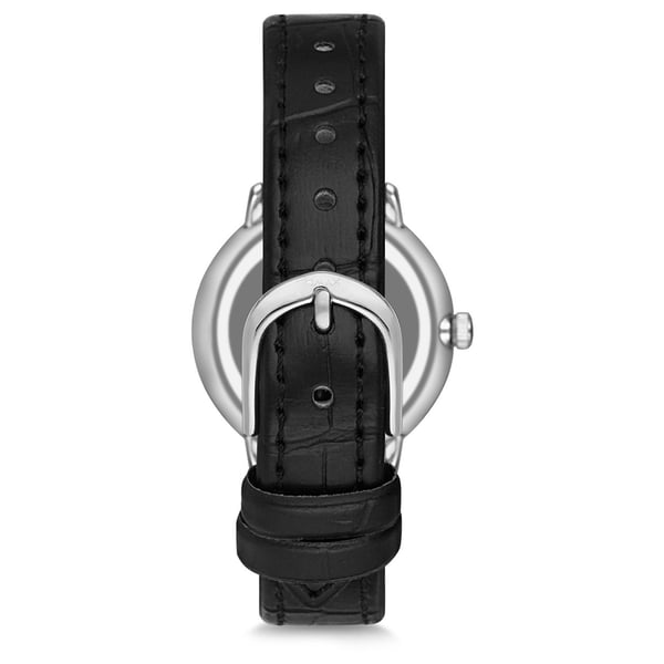 Omax Dome Series Black Leather Analog Watch For Women DCD002P62B Omax Dome Series Black Leather Analog Watch For Women DCD002P62B