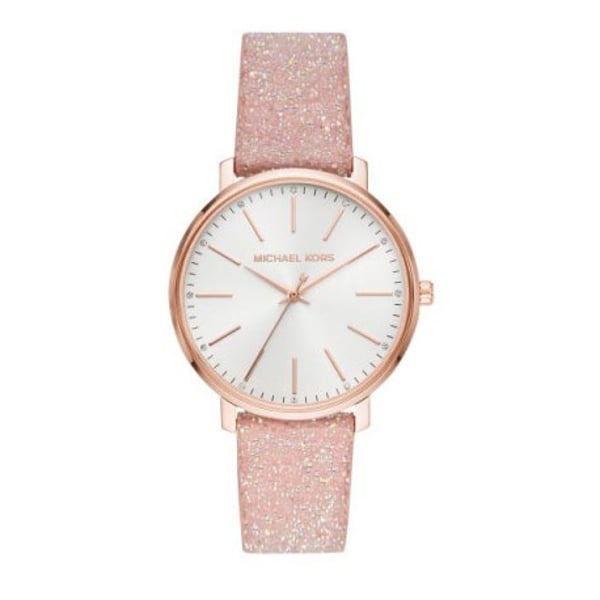 Michael Kors MK2884 Pyper Pink Leather Women Watch