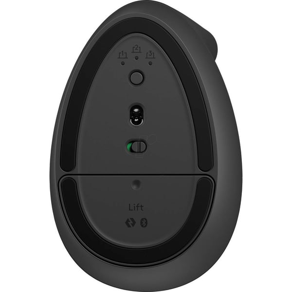 Logitech Lift Vertical Ergonomic Mouse Graphite 910-006473 Logitech Lift Vertical Ergonomic Mouse Graphite 910-006473