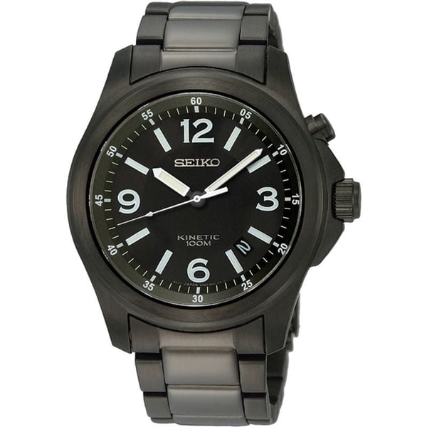 Buy Seiko Kinetic Black Ion Plated Men s Watch SKA465P1 Online in