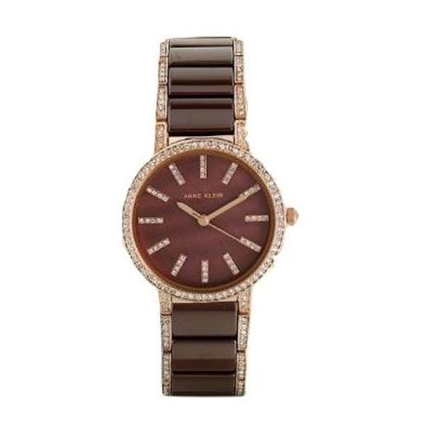 Anne Klein Brown Ceramic Women AK3306BNRG