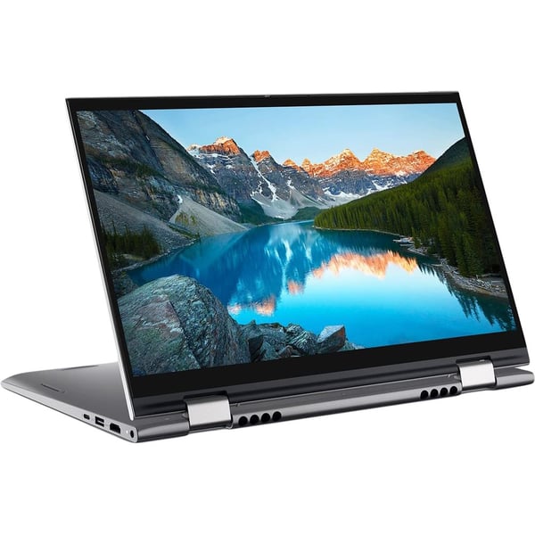 Dell 14 5410-INS14-5049A-SL 2 in 1 Laptop - Core i7 2.9GHz 16GB 512GB 2GB Win10Home 14inch FHD Silver English/Arabic Keyboard