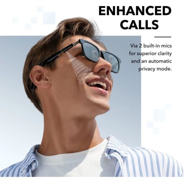 Anker A3600012 Soundcore Audio Sunglasses Black Anker A3600012 Soundcore Audio Sunglasses Black