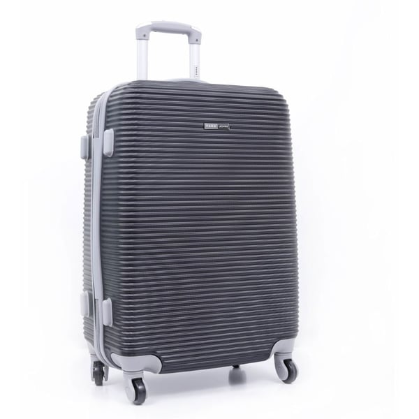 Para John 3pcs Abs Rolling Luggage Trolley Set Black Para John 3pcs Abs Rolling Luggage Trolley Set Black