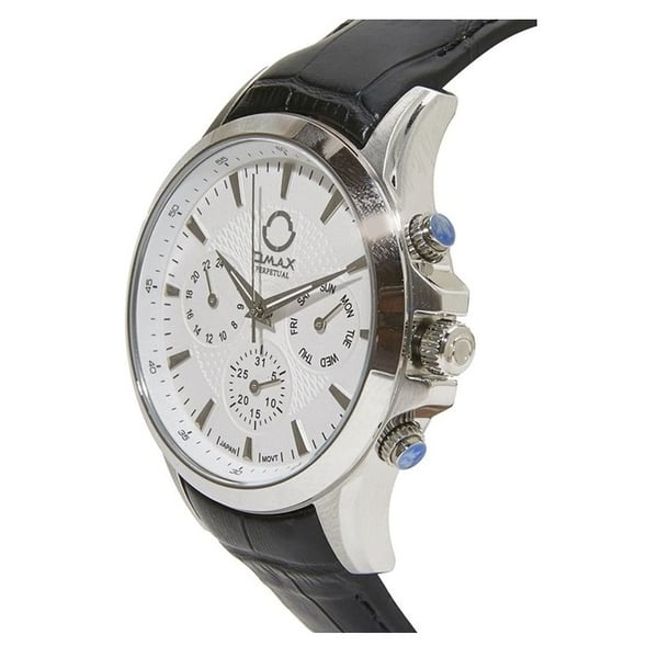 Omax PG08P62I Mens Multifunction Leather Watch Omax PG08P62I Mens Multifunction Leather Watch