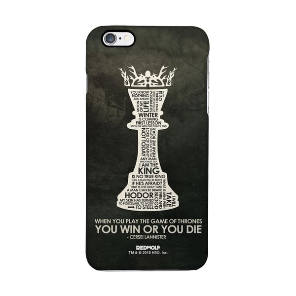 Macmerise Win Or Die - Sleek Phone Case For Iphone 6 Plus