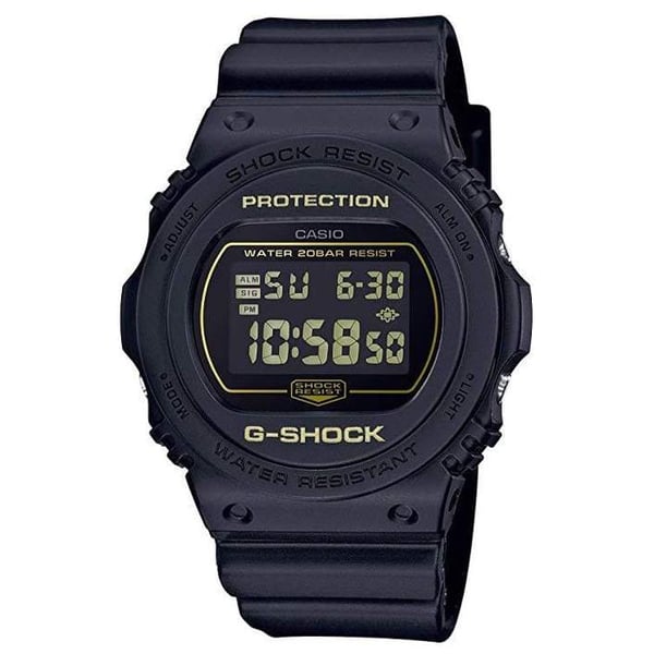 Casio DW-5700BBM-1 G-Shock Black Resin Digital Watch Men
