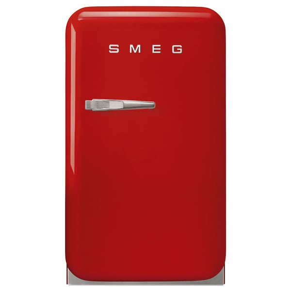 Smeg Single Door Refrigerator Retro Style Red 38 Litres FAB5RRD3GA